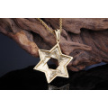 Amazon Hot Sell Love Star Star Inderslesd Steel Jewelry Gold Bijoux Water Water Water Water Chain Antler Star Collier